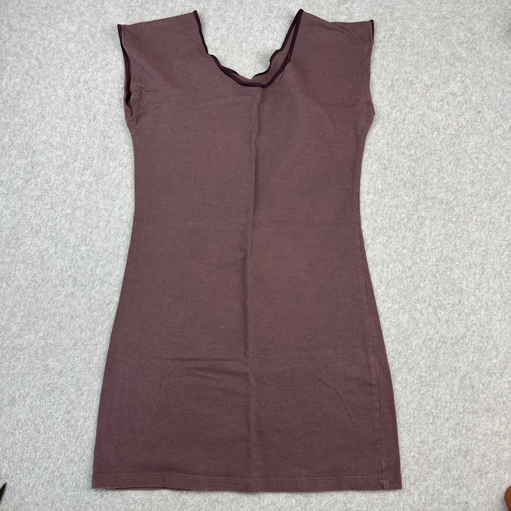 Shade Womens Cap Sleeve Scoop Neck Layering Tee Shirt Plum Purple Size S